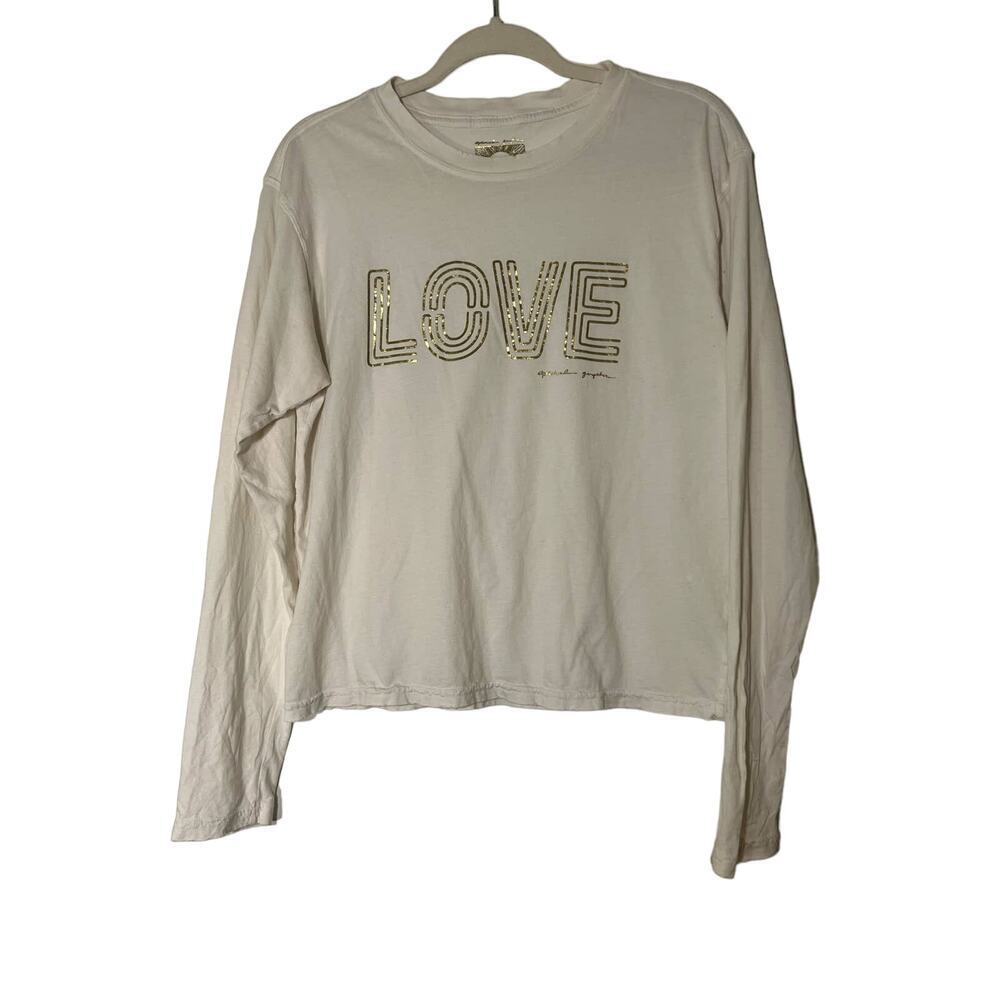 Spiritual Gangster White Long Sleeve Love Tee Sz S - Picture 2 of 10